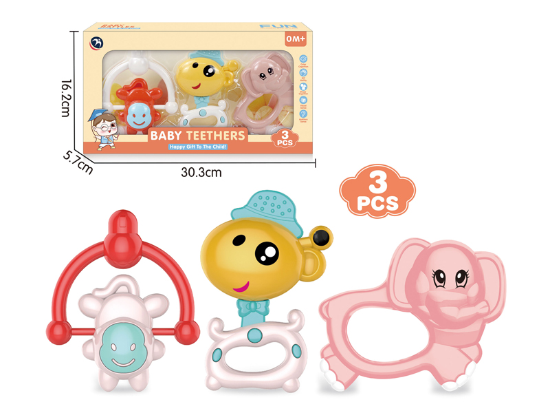 3PCS Baby Rattles