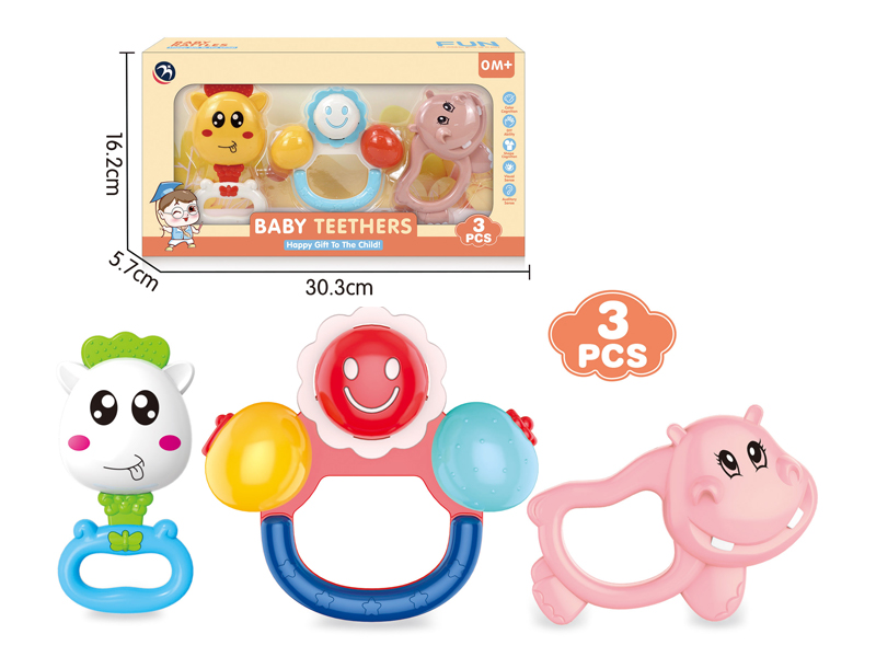 3PCS Baby Rattles