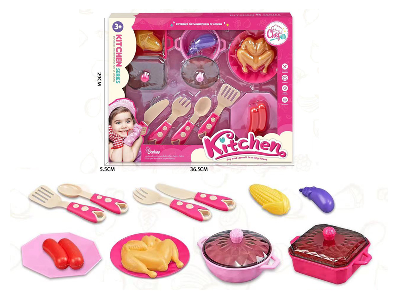 Simulated Tableware Toy Set