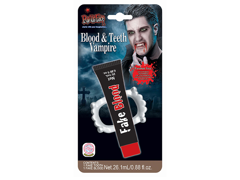 Fake Blood & Fake Teeth