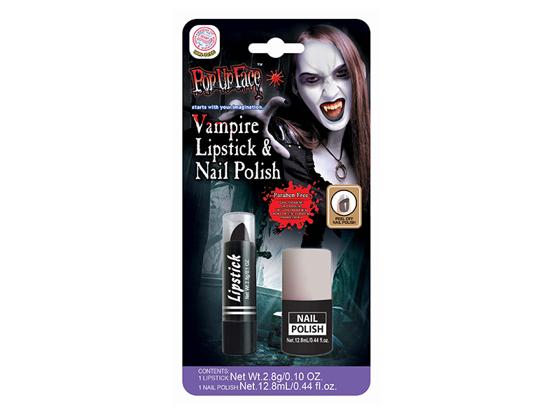 Vampire Lipstick & Nail Polish