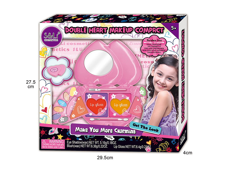 Double Heart Makeup Set