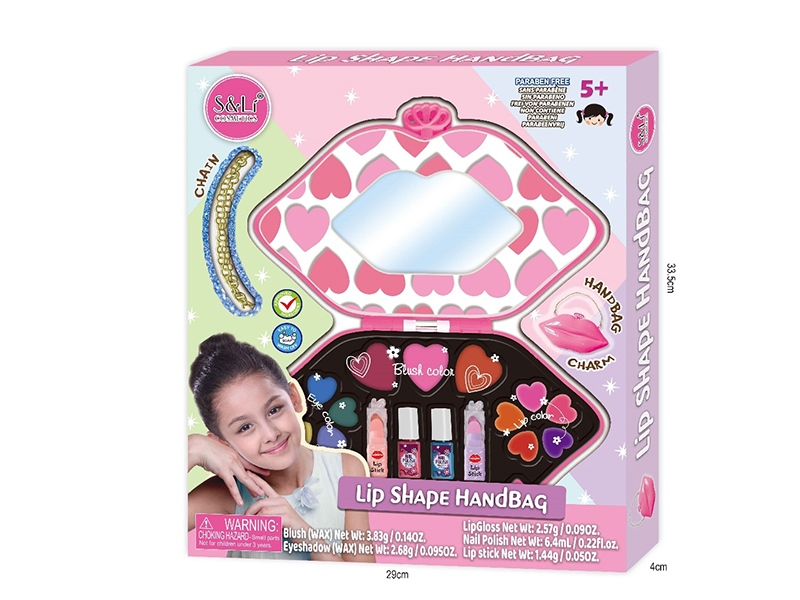 Lip Shape Make Up Handbag
