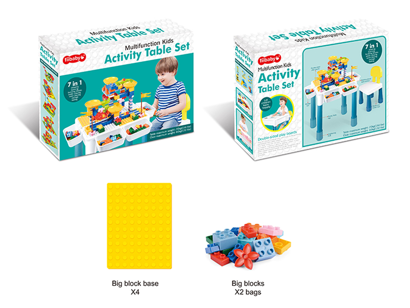 Large Particle Building Block Table