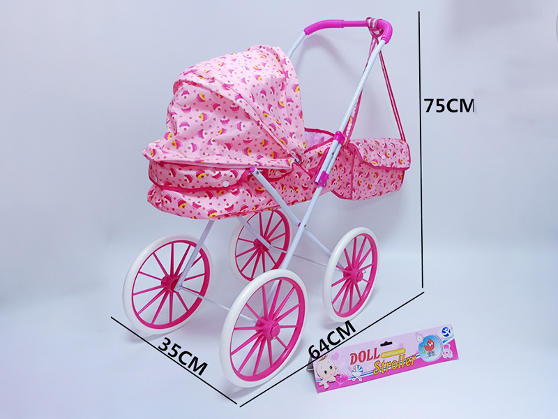 Large Size Iron Baby Stroller Toy(Extra Large Wheels)
