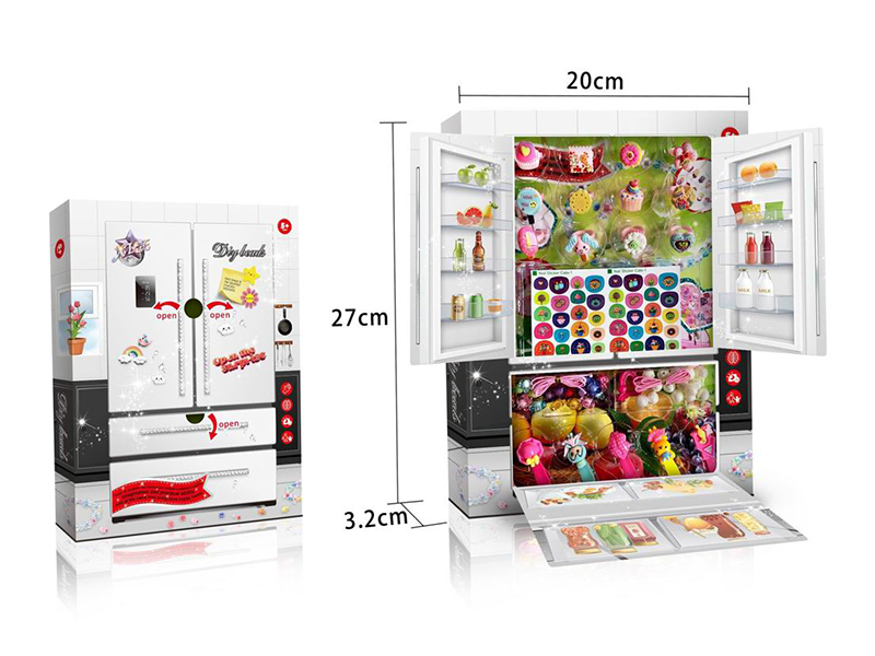 DIY Girl Decoration Toy Blind Box (Ring + Nail Sticker + Beads + Hair Clip)