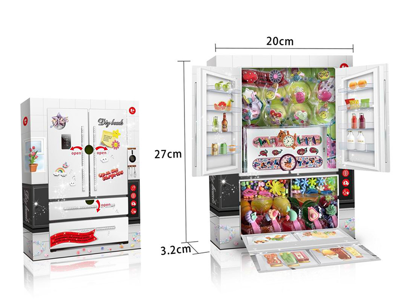 DIY Girl Decoration Toy Blind Box (Ring + Tattoo Sticker + Beads + Hair Clip)