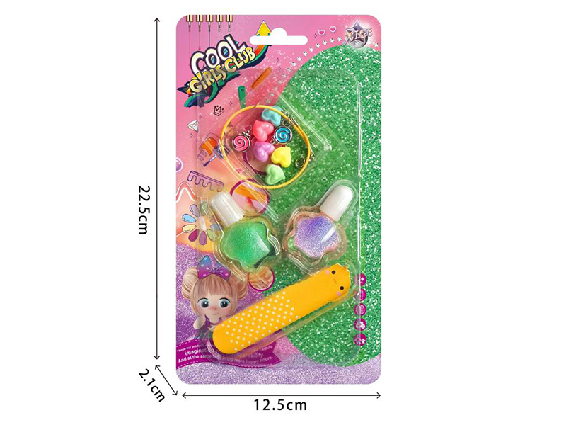 DIY Nail Art Set(Nail Polish,Bracelet,Nail File)