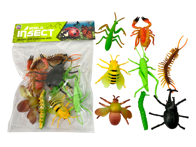8PCS Insect Toy Set