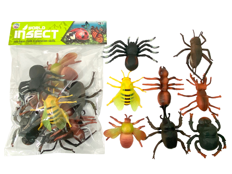 8PCS Insect Toy Set