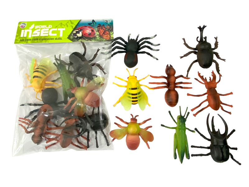8PCS Insect Toy Set