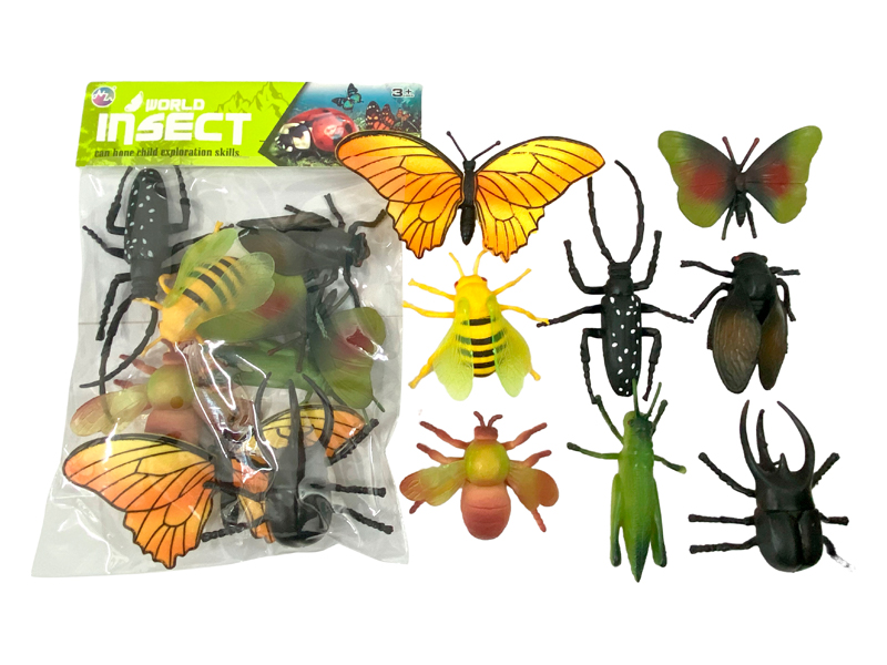 8PCS Insect Toy Set