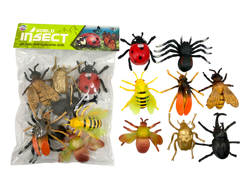 8PCS Insect Toy Set
