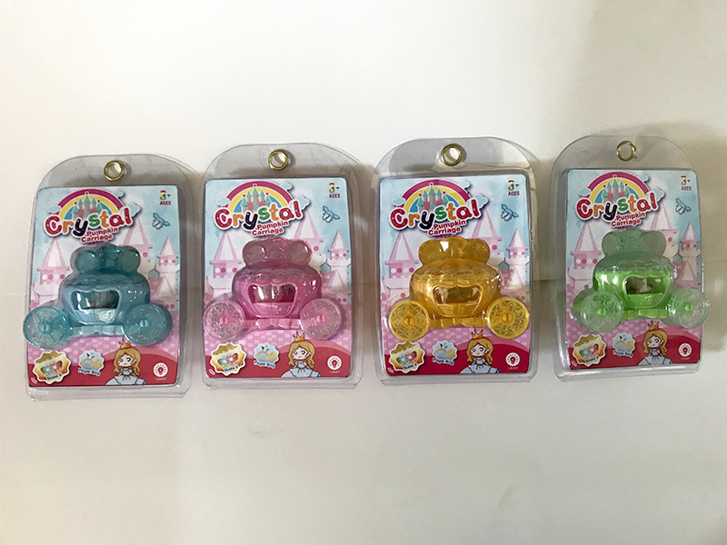 Crystal Pumpkin Cart+3 Rings