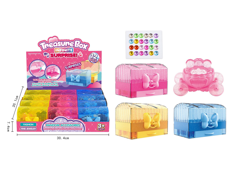 12PCS Amazing Treasure Chest