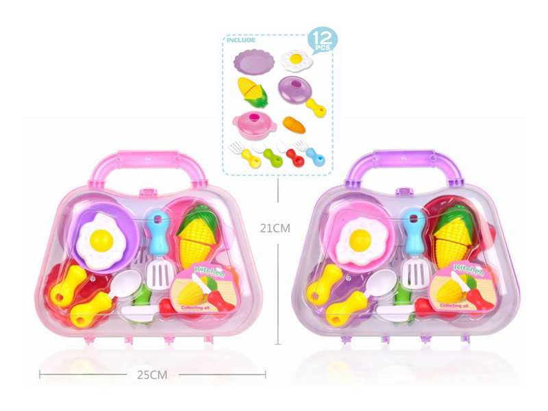 12PCS Kitchen Toy Set