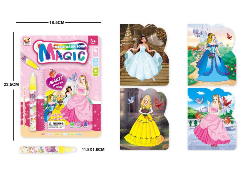 Magic Water Painting Book