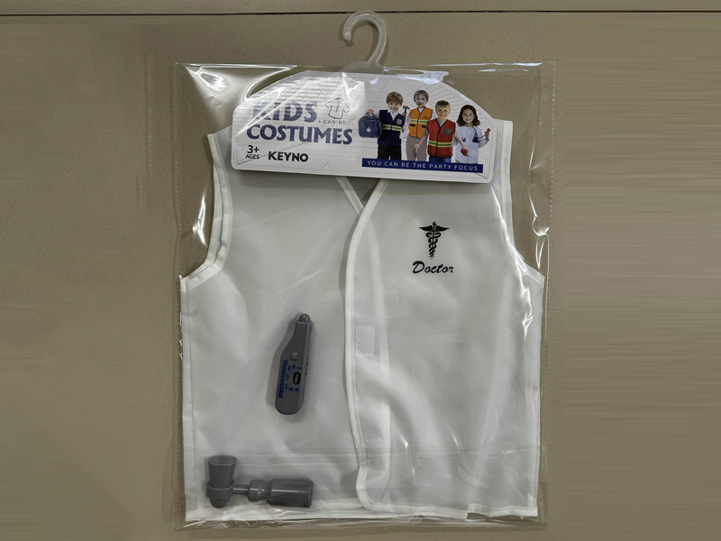 Doctor Vest With Thermometer And Reflection Hammer