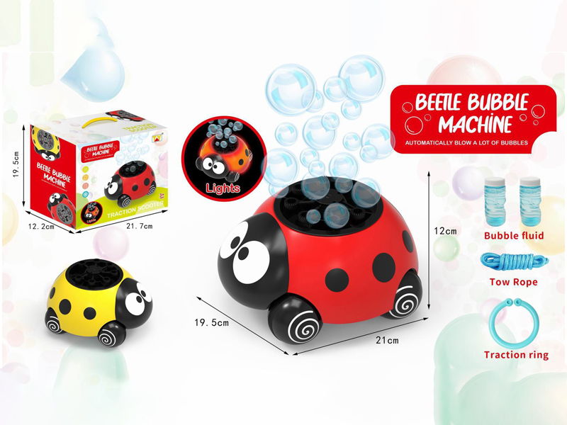 Seven Star Ladybug Bubble Machine