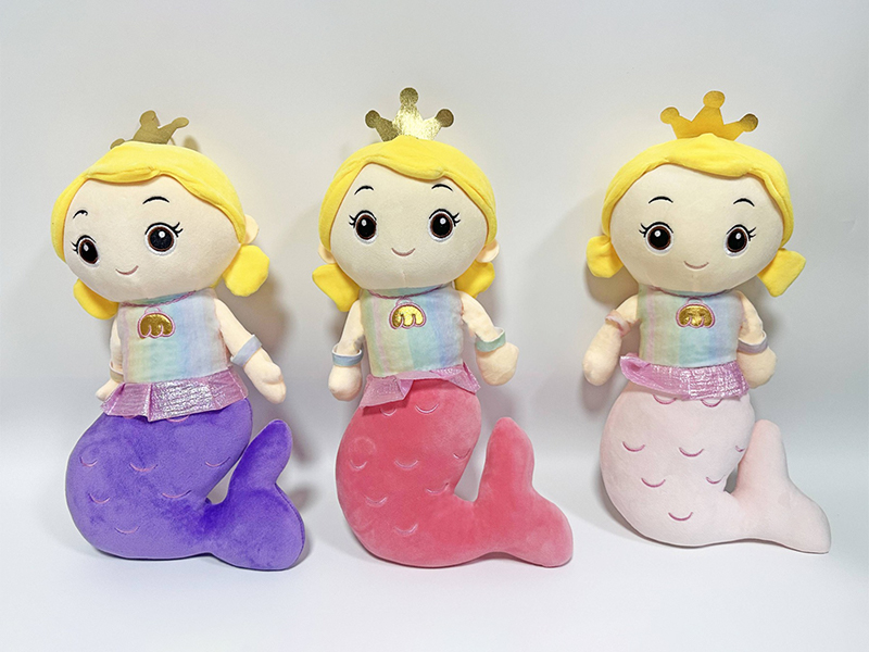 55CM Crown Mermaid Plush Doll