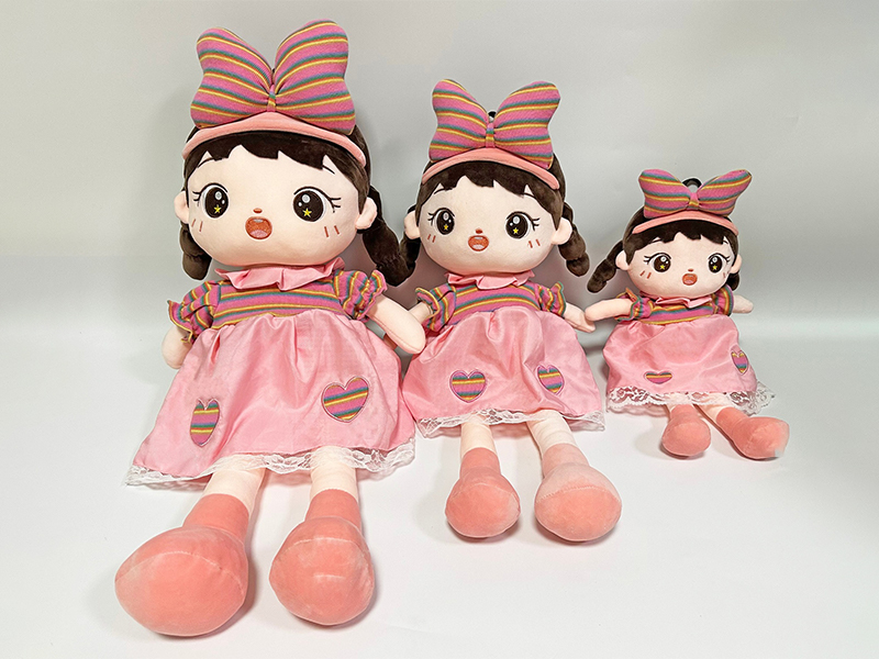 50CM Girl In Skirt Plush Doll(Pink)
