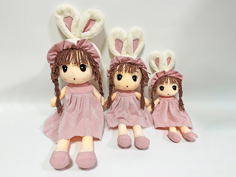 90CM Rabbit Girl Plush Doll(Pink)