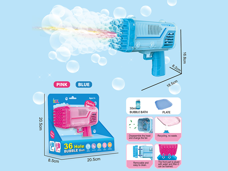 36 Hole Bubble Gun(Battery Version)