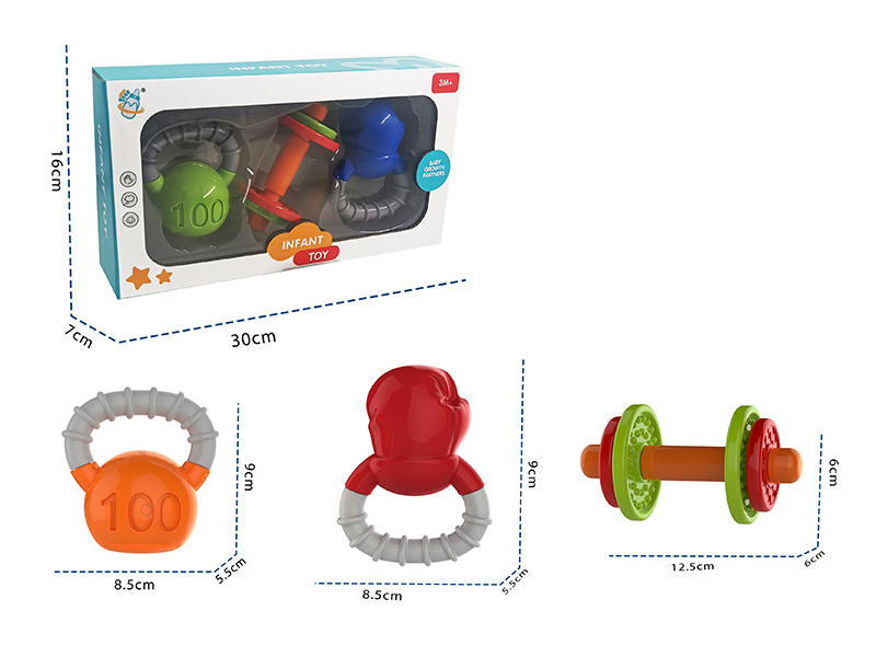 Baby Rattles 3pcs