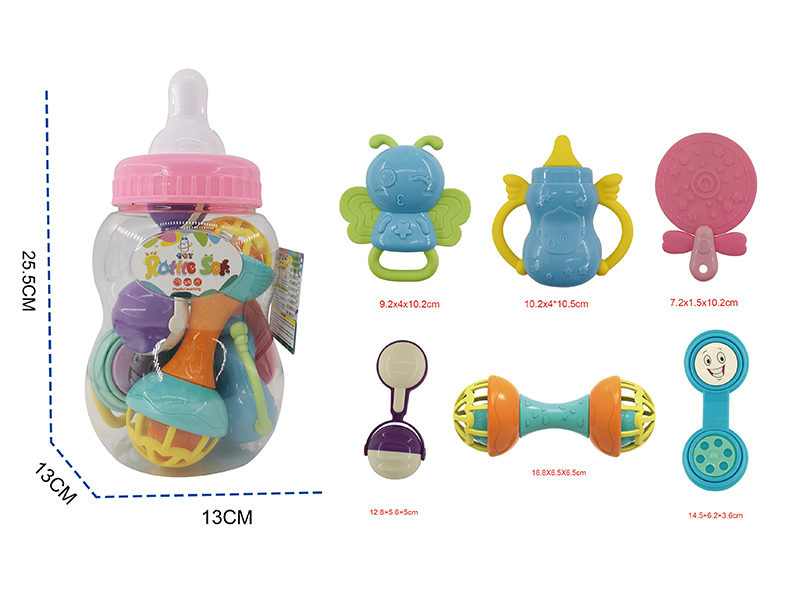 Baby Rattles 6PCS(3 Teether)