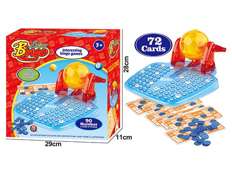 90 Bingo Game Set(72 Cards)