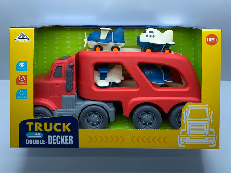 Slide Head Transport Vehicle +4 Cartoon Planes