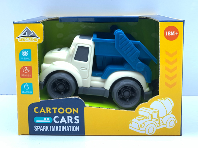 Slide Cartoon Transport Vehicle