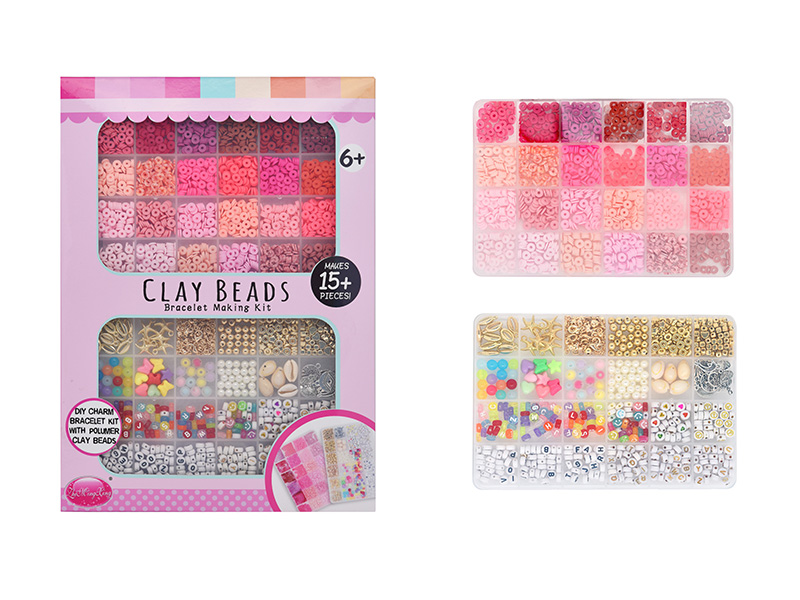 Clay Beads Bracelet Making Kit