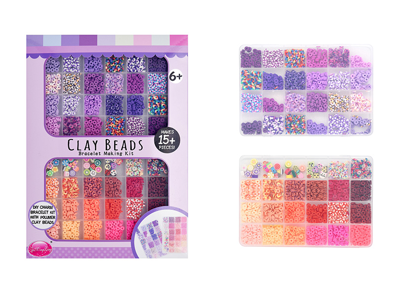 Clay Beads Bracelet Making Kit