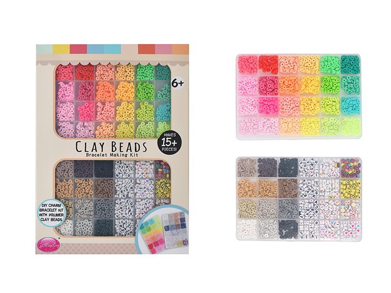 Clay Beads Bracelet Making Kit
