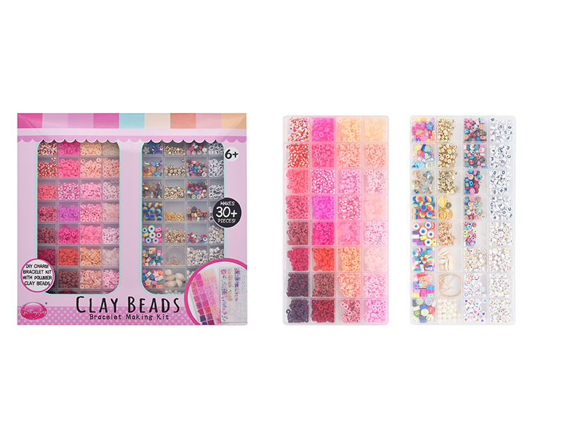 Clay Beads Bracelet Making Kit