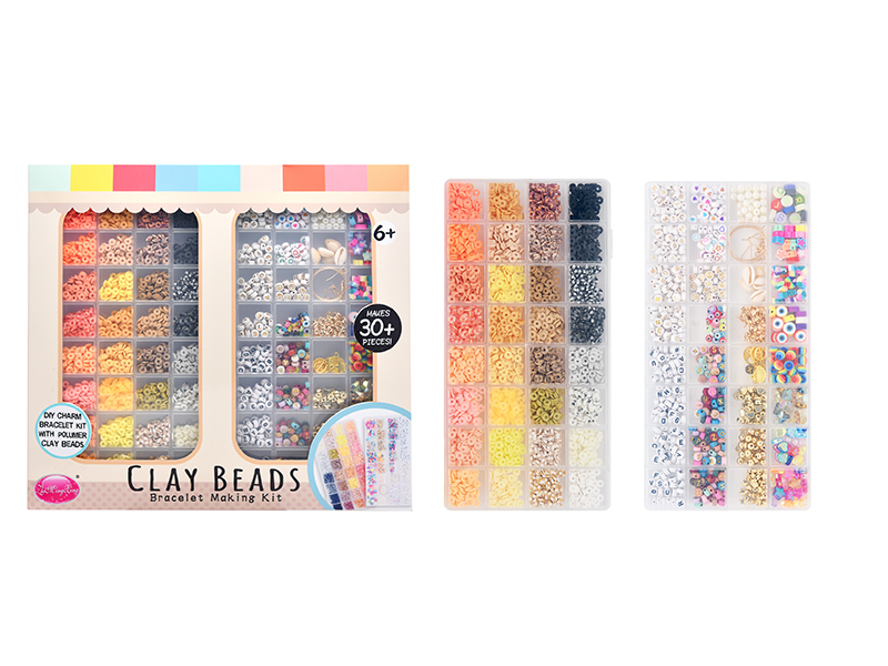 Clay Beads Bracelet Making Kit