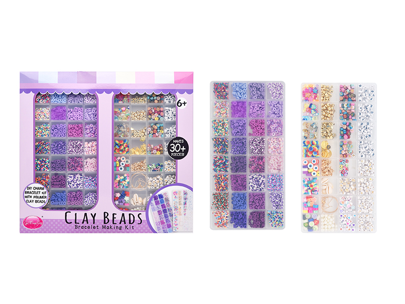 Clay Beads Bracelet Making Kit