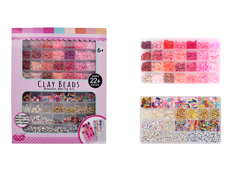 Clay Beads Bracelet Making Kit