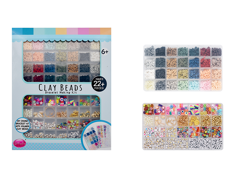 Clay Beads Bracelet Making Kit