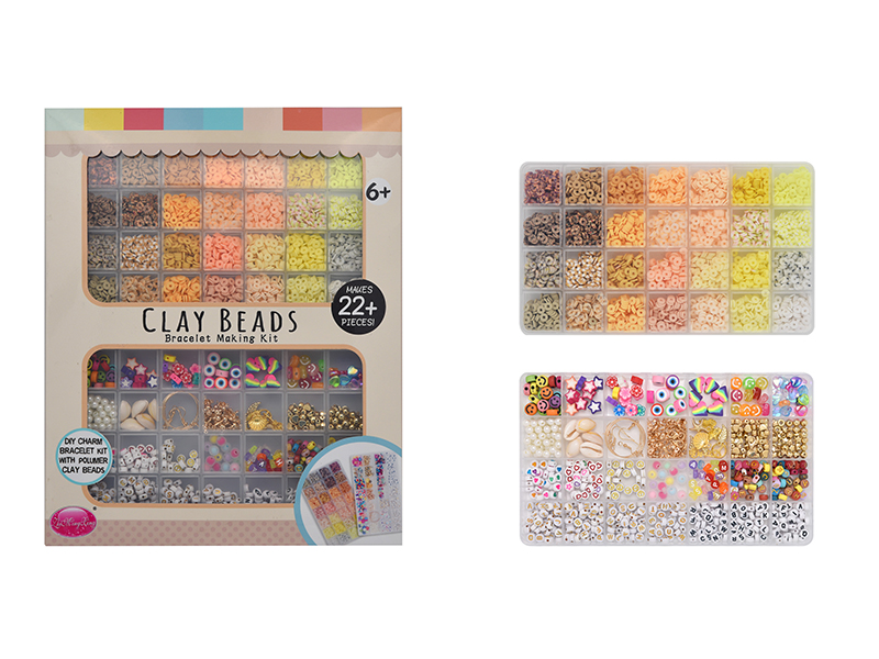 Clay Beads Bracelet Making Kit