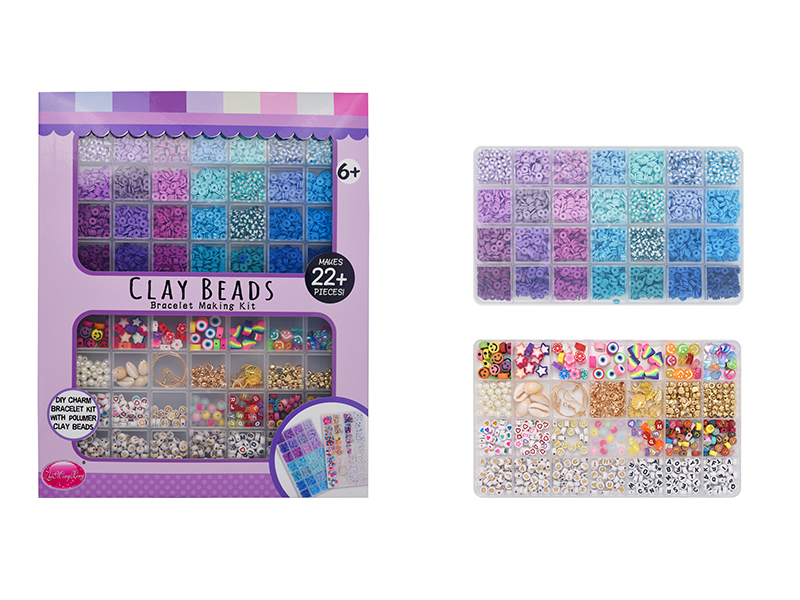 Clay Beads Bracelet Making Kit
