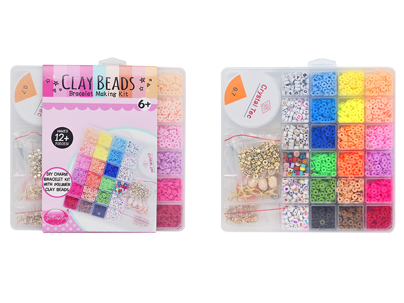 Clay Beads Bracelet Making Kit