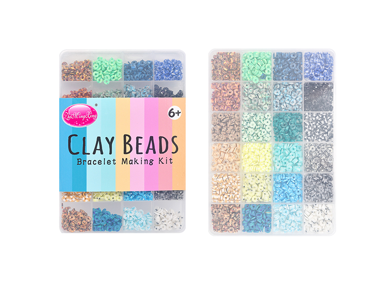 Clay Beads Bracelet Making Kit