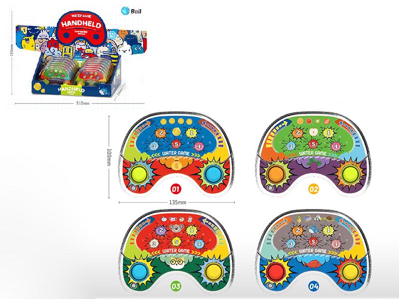 Pinball Game Theme Water Game 12pcs