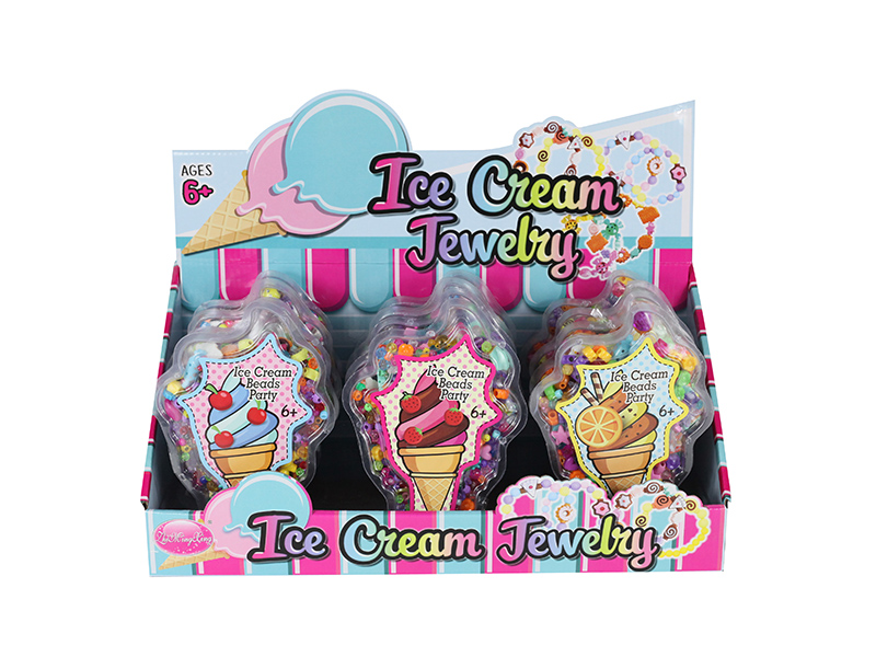 Ice Cream Jewelry DIY Beads 12PCS
