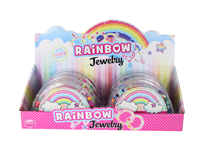 Rainbow Jewelry DIY Beads 8PCS