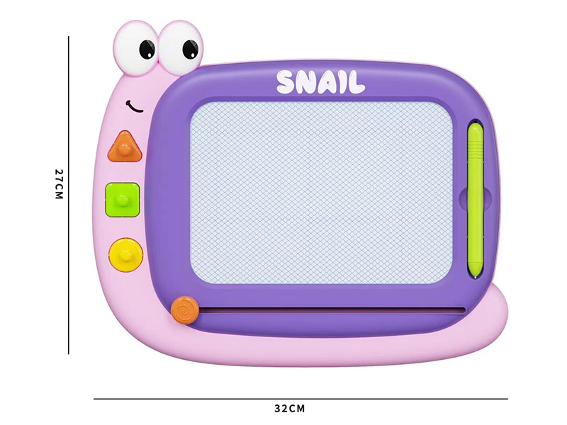 Snail Purple Painting Board+Building Block