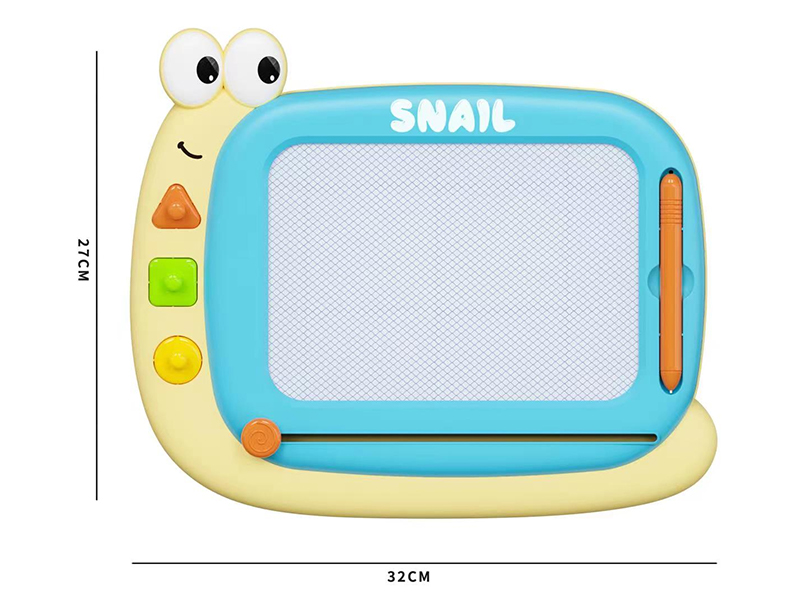 Snail Blue Painting Board+Building Block+Support+Feet