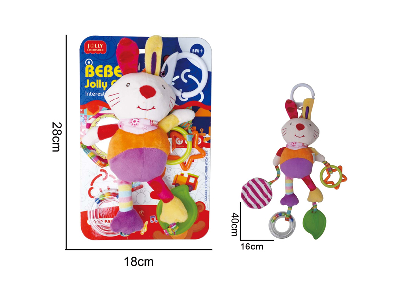 Plush Comfort Rabbit Hanging Bed Wind Chime